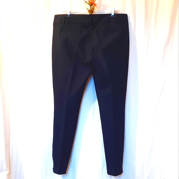 LOFT ANN TAYLOR Marisa Ankle, Navy Pants, Ankle Zip - Picture 2 of 10